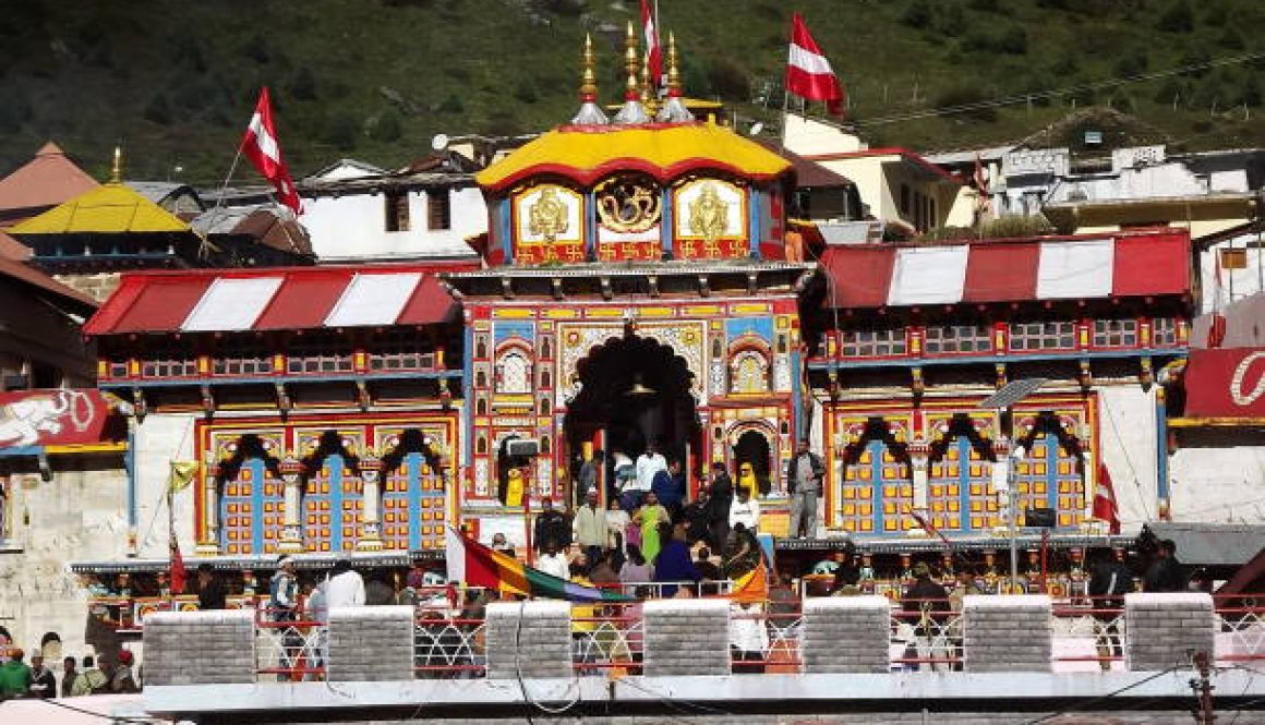 Badrinath Temple Corridor